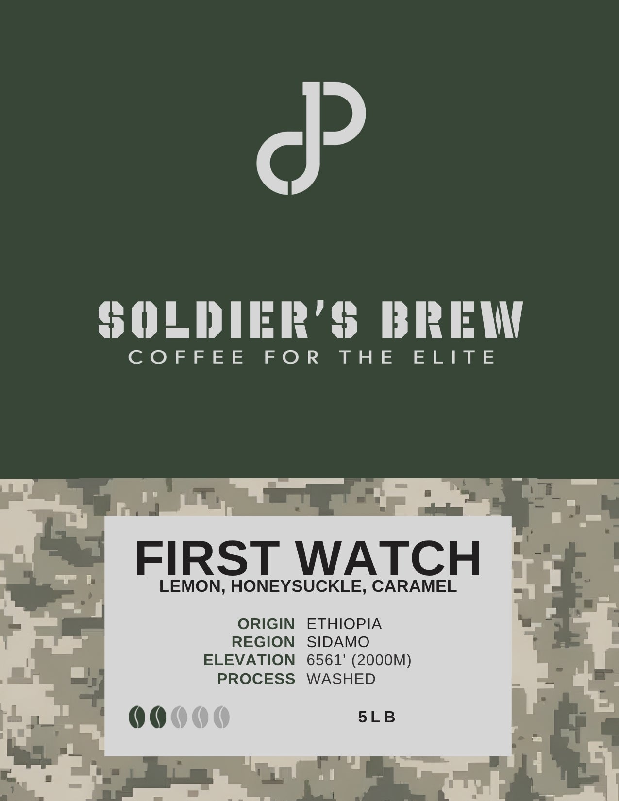 Soldier's Brew Light Roast - First Watch 5lb