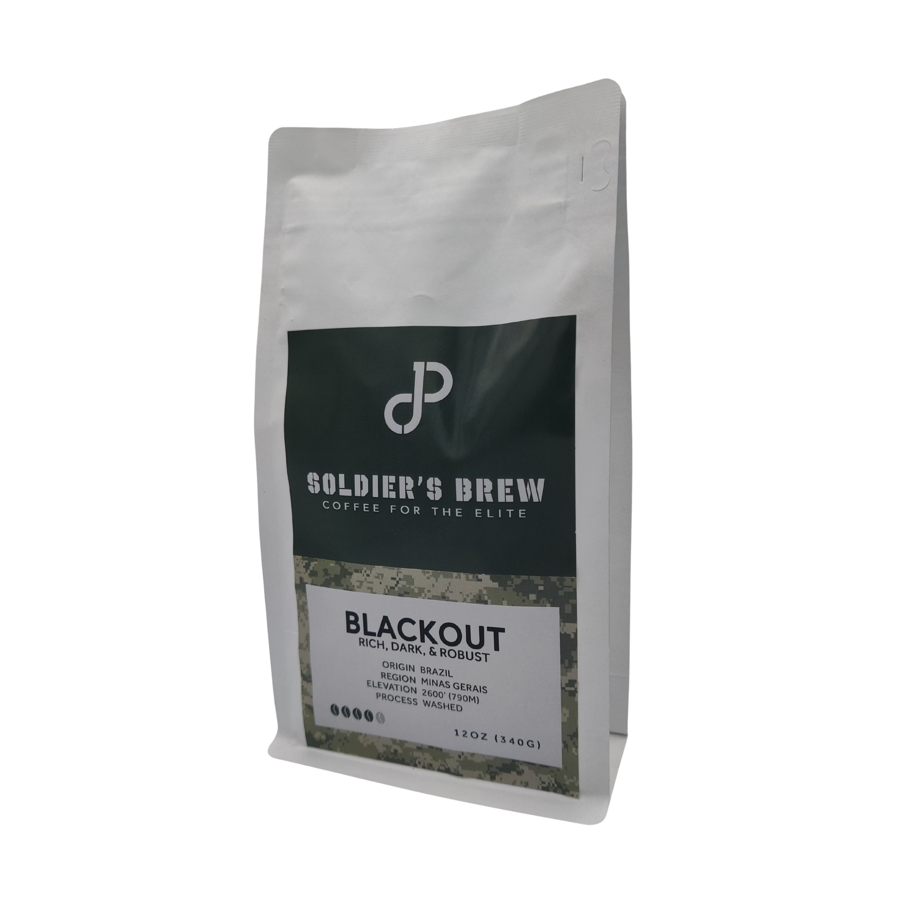 Soldier's Brew Dark Roast - Blackout 12oz