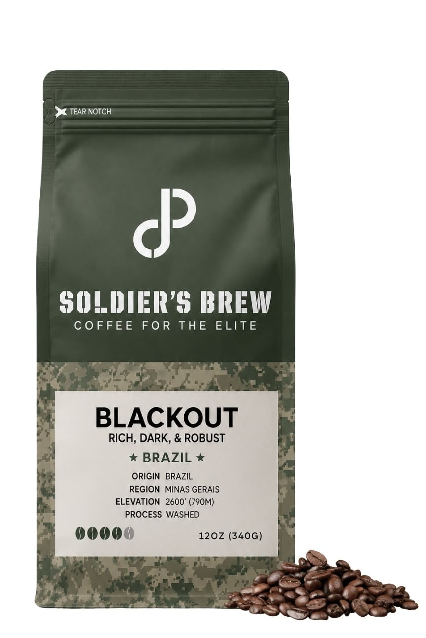 Soldier's Brew Dark Roast - Blackout 12oz