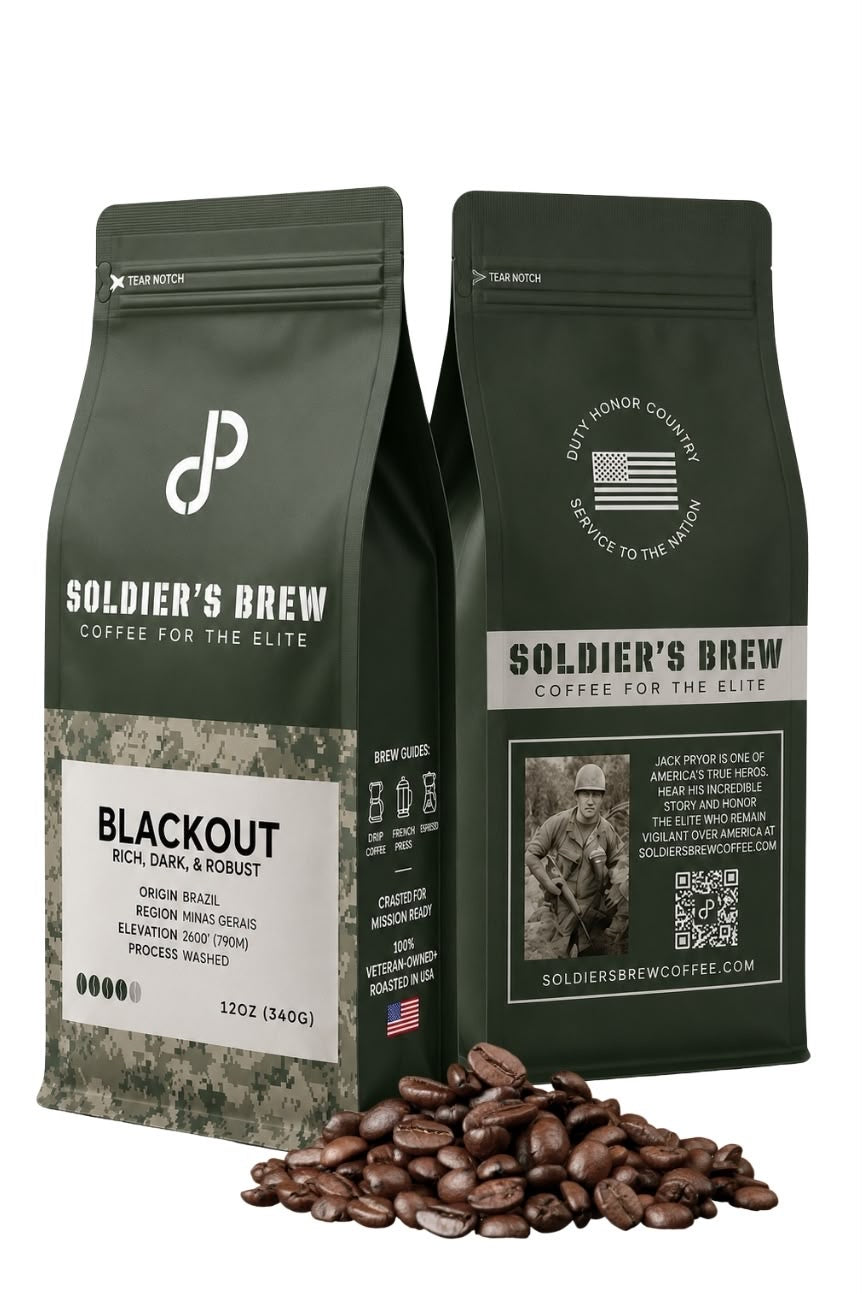 Soldier's Brew Dark Roast - Blackout 12oz