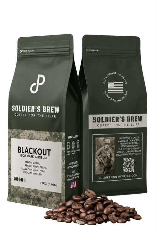 Soldier's Brew Dark Roast - Blackout 12oz